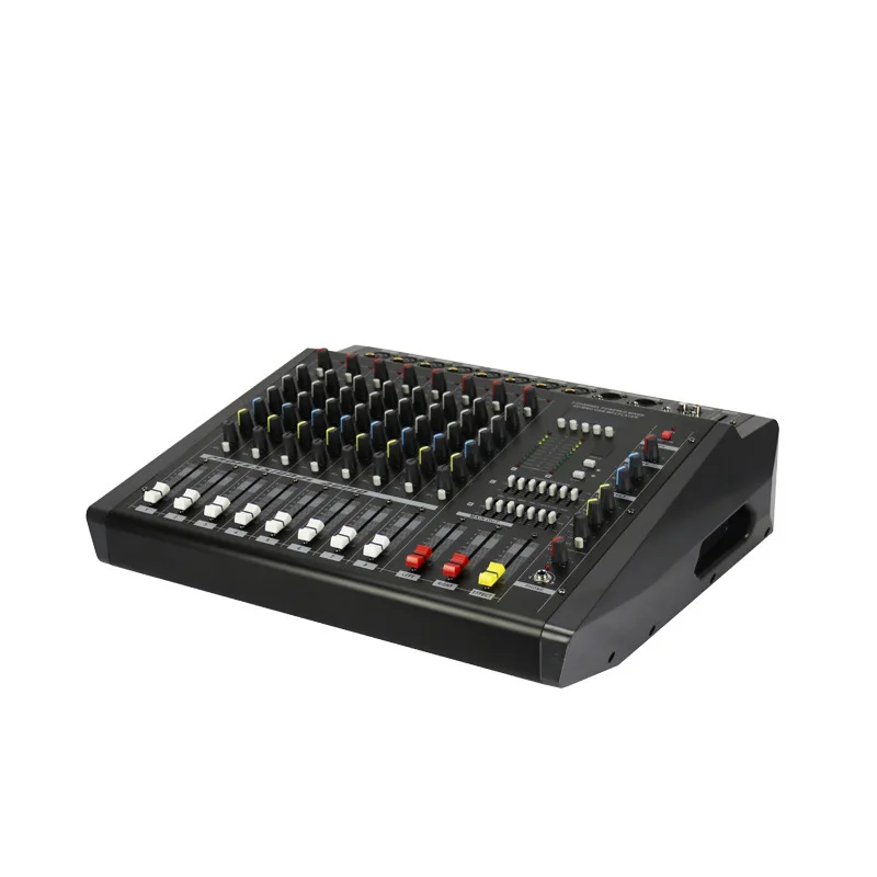 Dedicated Phantom Power Supply Screen Mixer Amplifier 6-Way 8-Way 12-Way 16-Way USB Stage Performance Effect Noise Cancelling