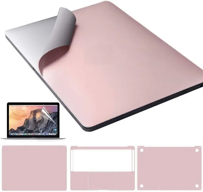 5-in-1 for MacBook Air 13.3 inch 2018-2020 M1 Air A2337 A2179 A1932 Protective Film Vinyl Full Body Skin Decal Sticker Suitable