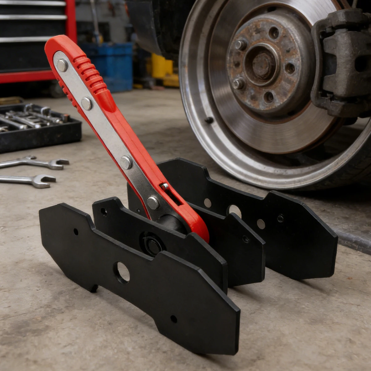 

Brake Caliper Press Tool Swing Ratchet Expander Wrench Car Wheel Piston Spreader Tools Disassembly Repair Engine Tooling Garage