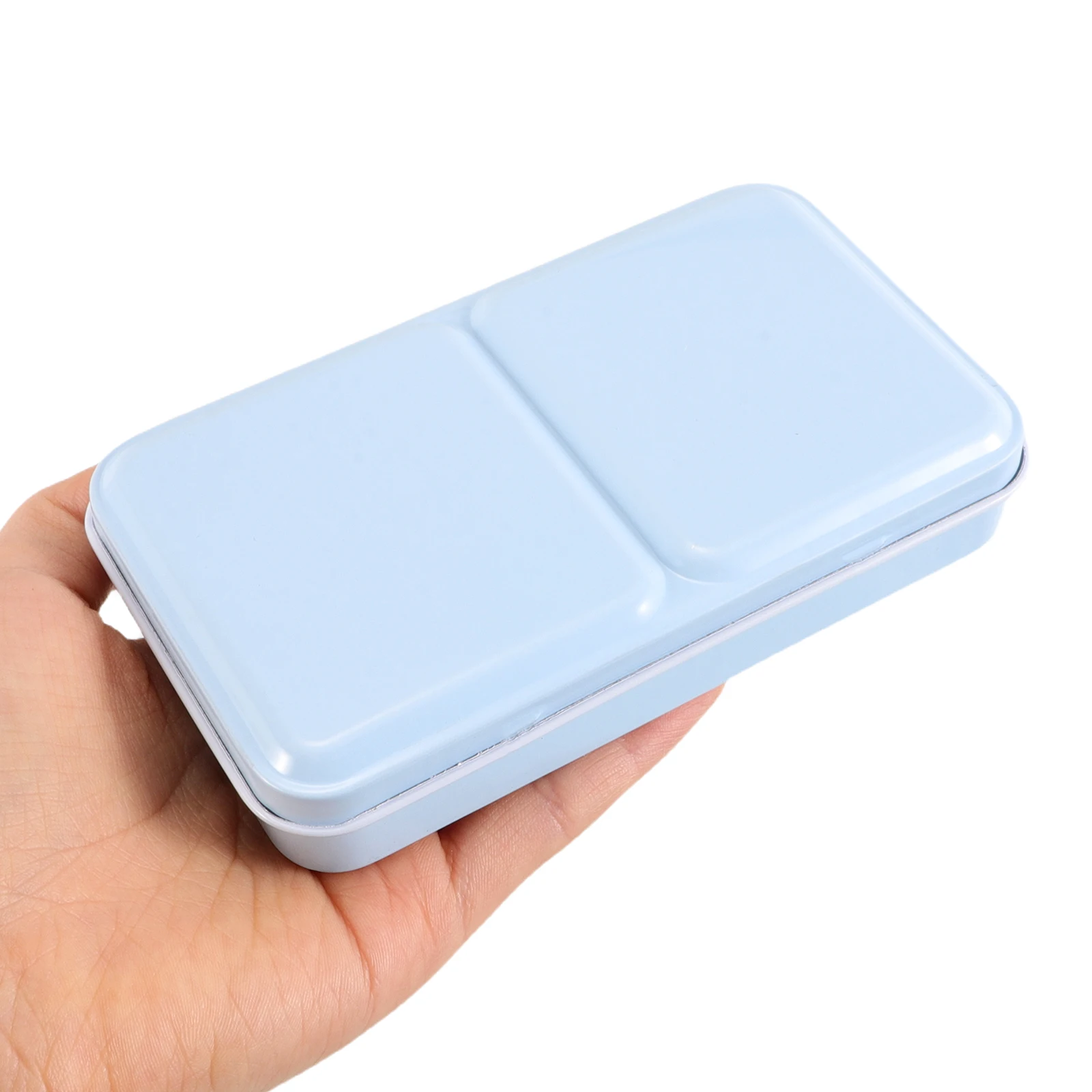 

Watercolor Paint Box Pan Holder Palette Empty Painting Supplies Can Travel Case Solid Pigment Storage