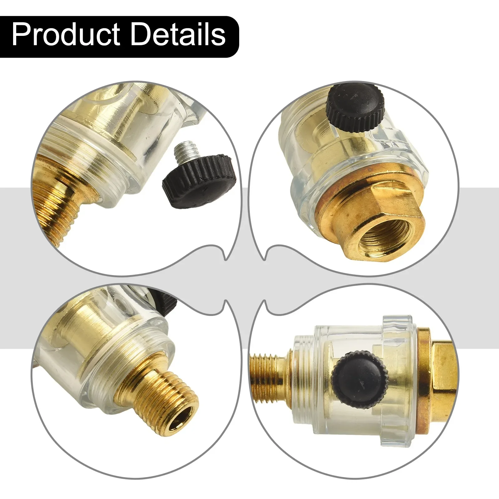 Hardware Oiler Lubricator For Pneumatic Tool Air Tool Compressor Pipe Hose Oiler Automatic Oiling Pipe Fittings