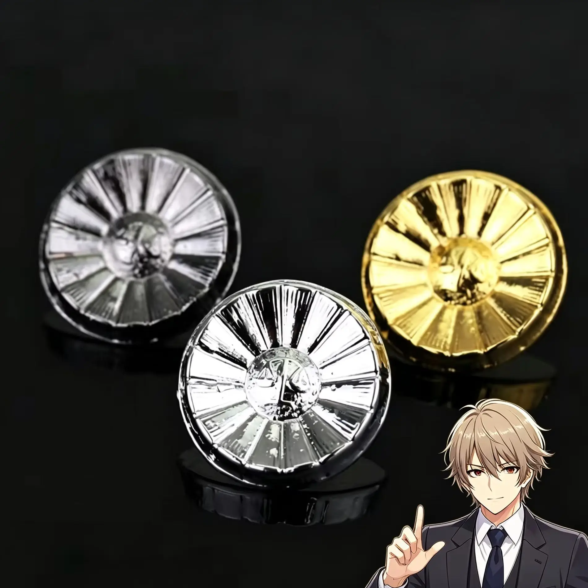 Pins de esmalte del juego Ace Attorney de Japón, broches de Phoenix Wright, insignia de abogado, fiscal y juez, broche para mujer y hombre, pin de solapa, joyería