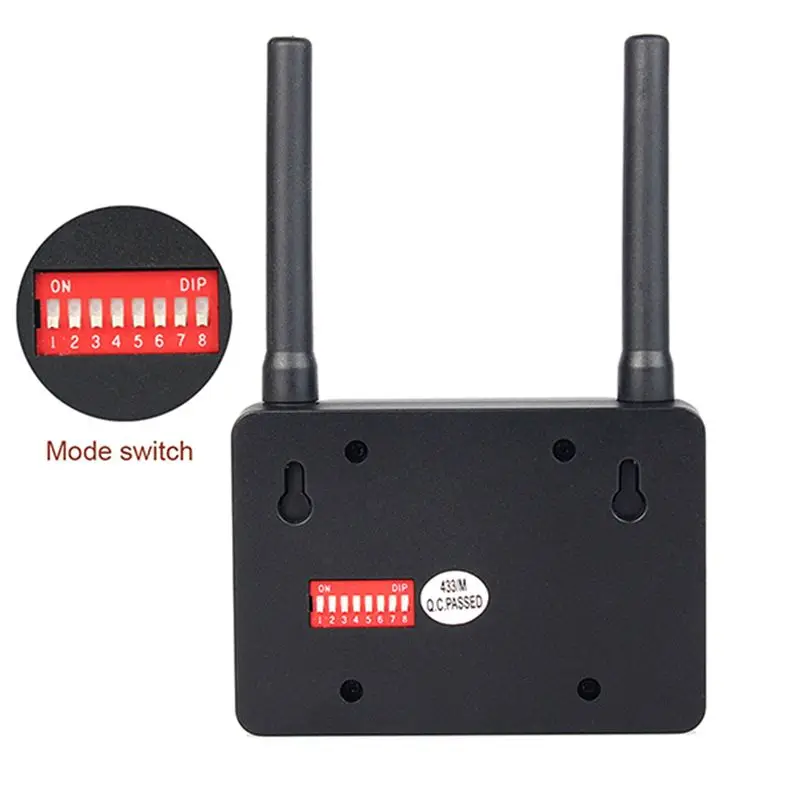 AA08-2X 500MW RF Wireless Repeater Signal Amplifier Learning Code Extender For T117 Call Button 433Mhz F4408A EU Plug