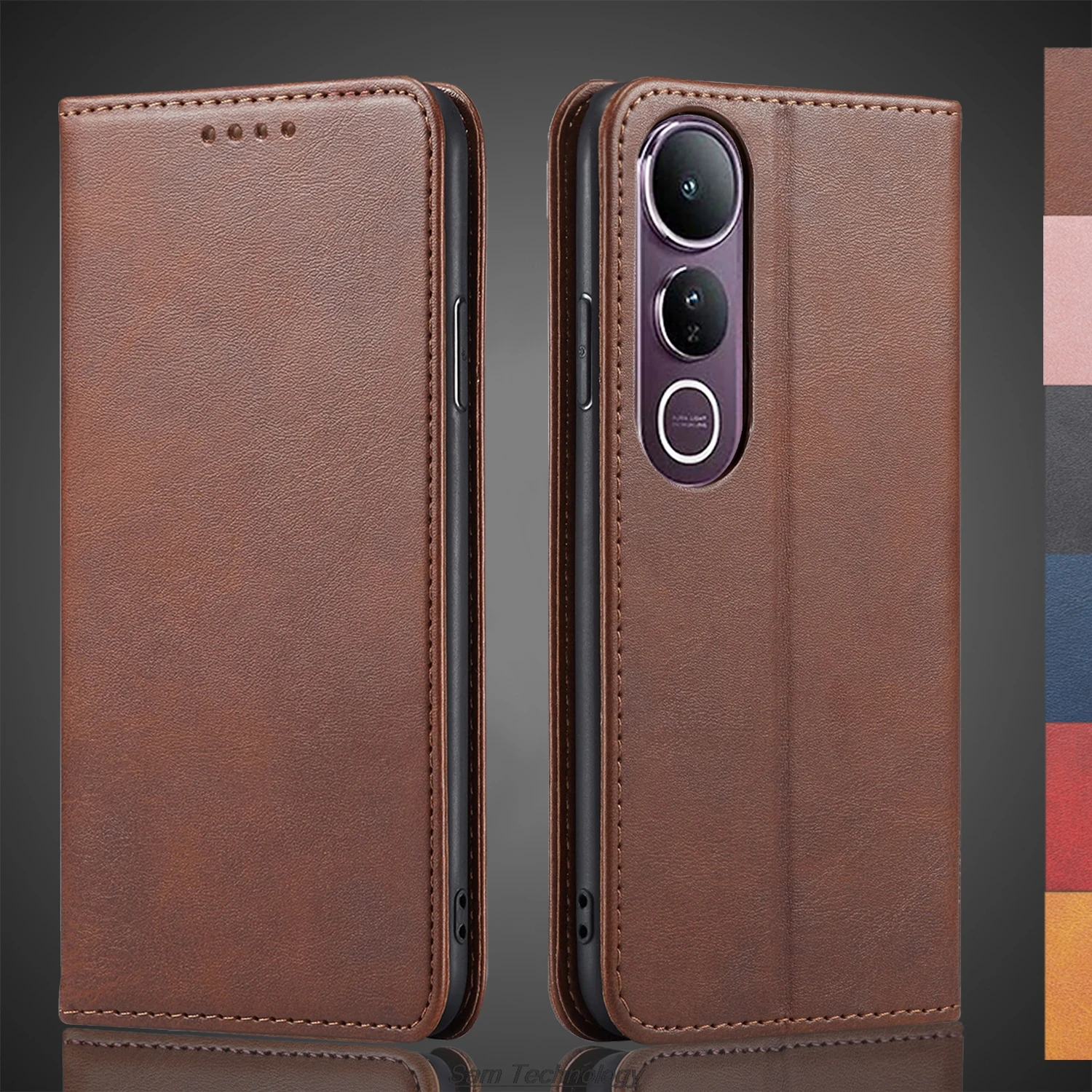 

Magnetic attraction Leather Case for Vivo V50 lite 4G/5G Holster Flip Cover Case Wallet Phone Bags Capa Fundas Coque