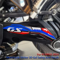 Etiqueta 3D impermeável da motocicleta, Swing Arm Decalque, BMW R1300GS, Troféu R 1300 GS, 2023, 2024