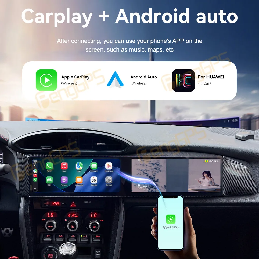 Car Accessories Radio For Toyota 86 Subaru BRZ 2012-2019 Android Auto GPS Navigation Multimedia Stereo Receiver Head Unit