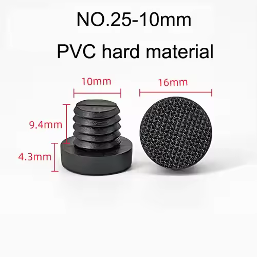 10/20pcs Round PVC Furniture Foot Nail Rubber Glide Nail Office Table Chair Leg Floor Protector Round Sliding Disc Noise Killer - Image 26