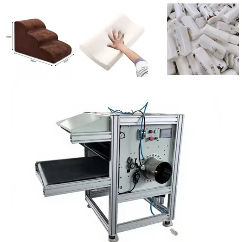 Automatic Pneumatic Cushion Pillow Compression Wrapping Plastic Packaging Machine for Apparel & Bags Customized