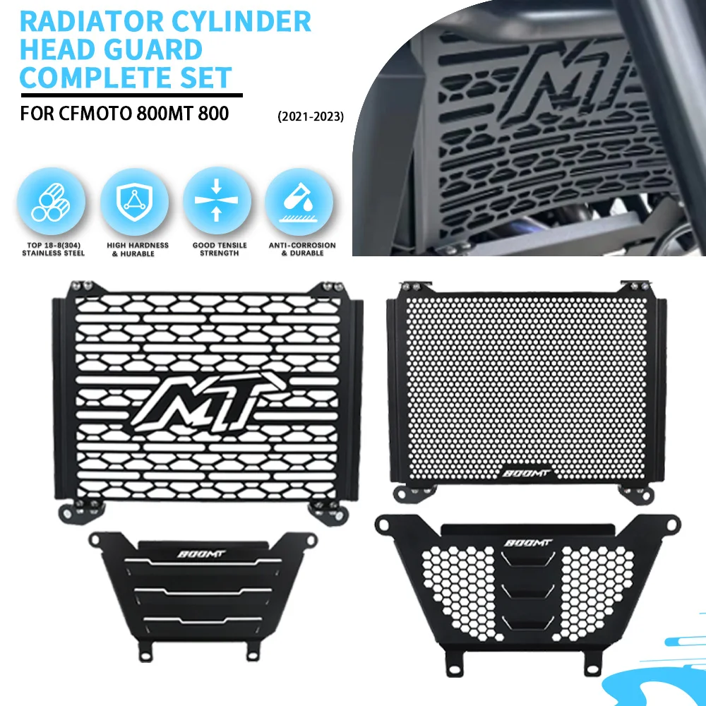 

For CFMOTO CF MOTO 800MT 800 2021 2022 2023 MT 800 MT800 2024 2025 Motorcycle Accessories Radiator Guard Engine Skid Plate Cover