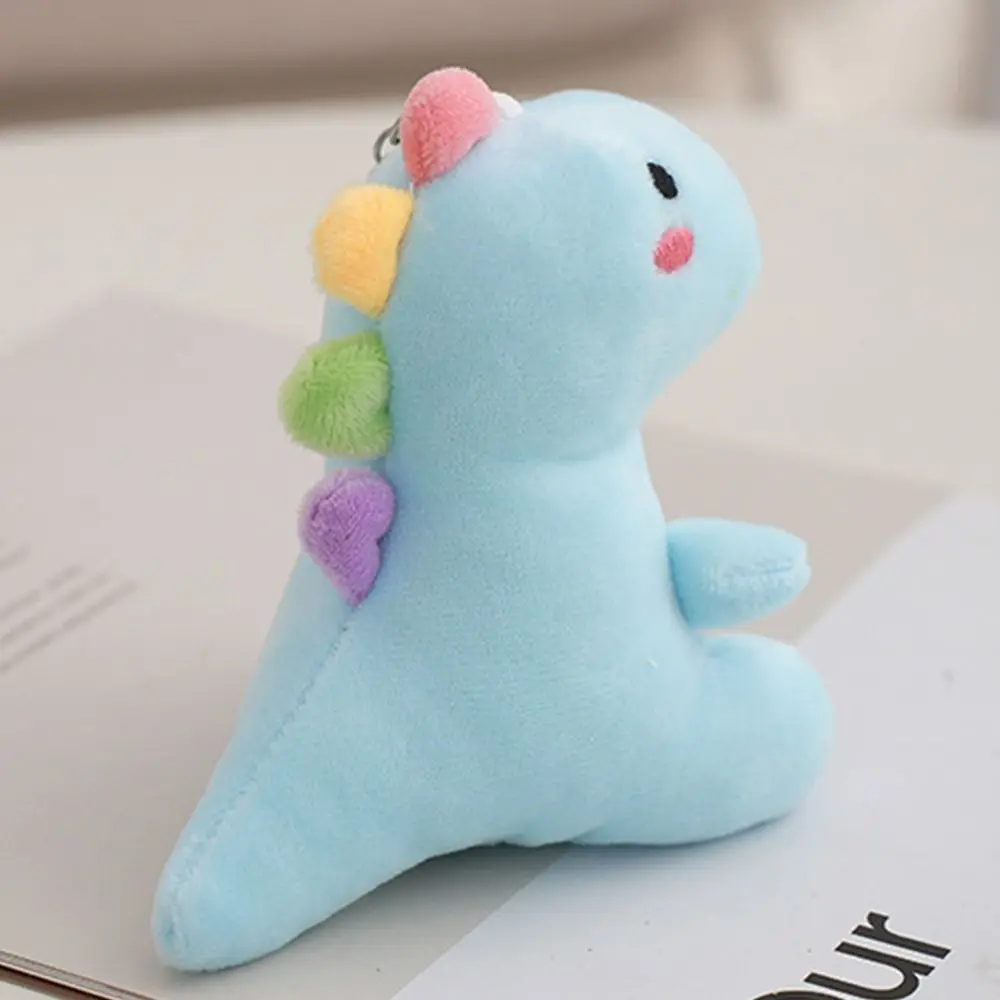 Nuovo portachiavi in peluche giocattolo dinosauro portachiavi in peluche carino mini ciondolo dinosauro bambola di peluche dinosauro morbido