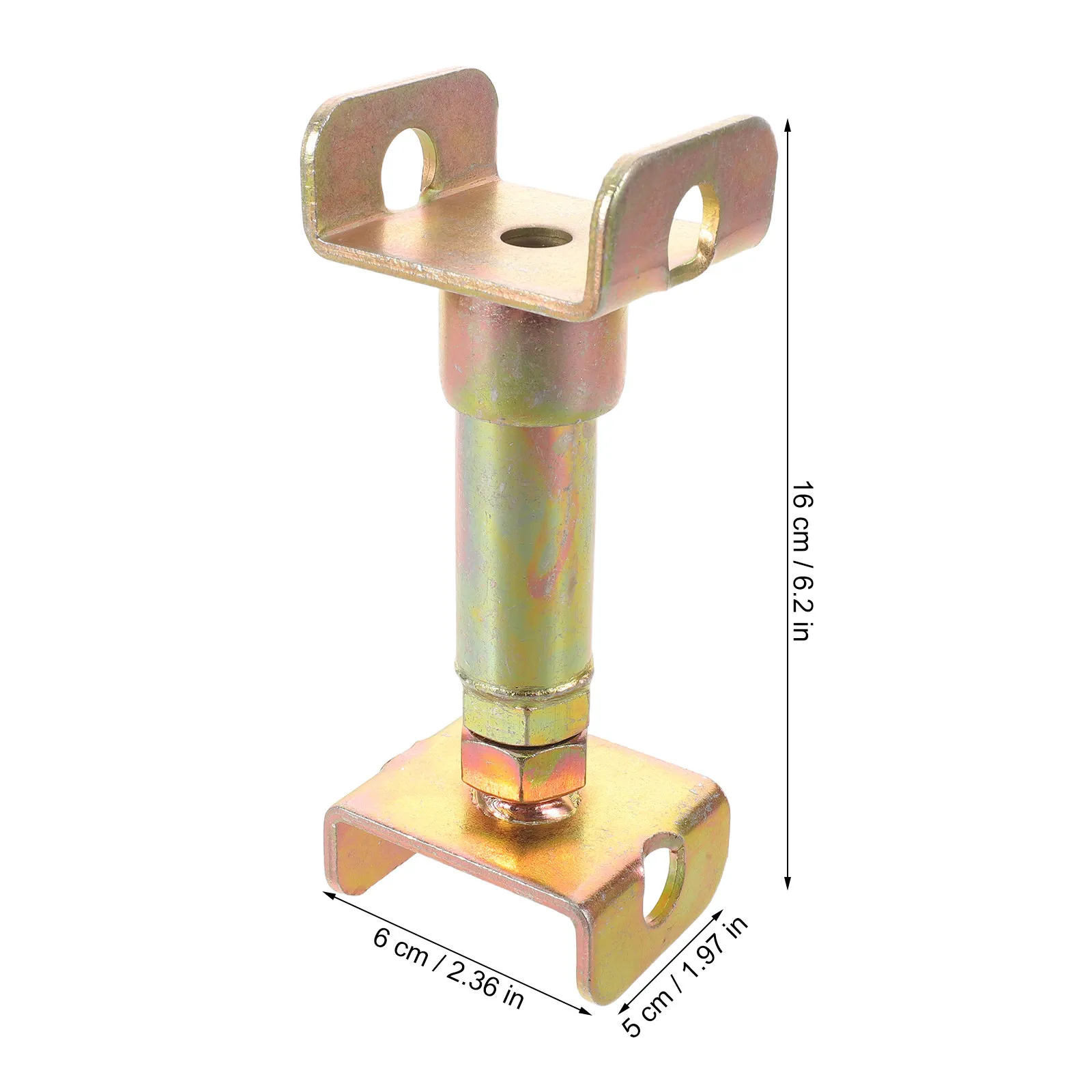Heavy Duty Trailer Stabilizer Bracket 5Cm Inner Slot Adjustable Support Rod Telescopic Strut Cargo Frame Semi Trailer Transport