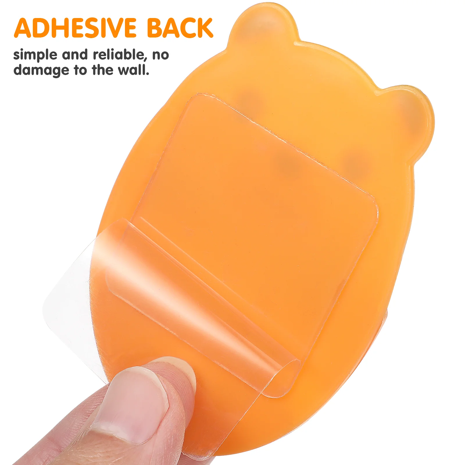 4 Pcs Plug Hook Small Hooks for Hanging Adhesive Suction Cup Phone Mount Kitchen Plastic Power Wall Cord Organizer