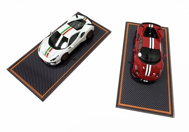 U2 1:64 488pista Red limited399  Resin Model Car