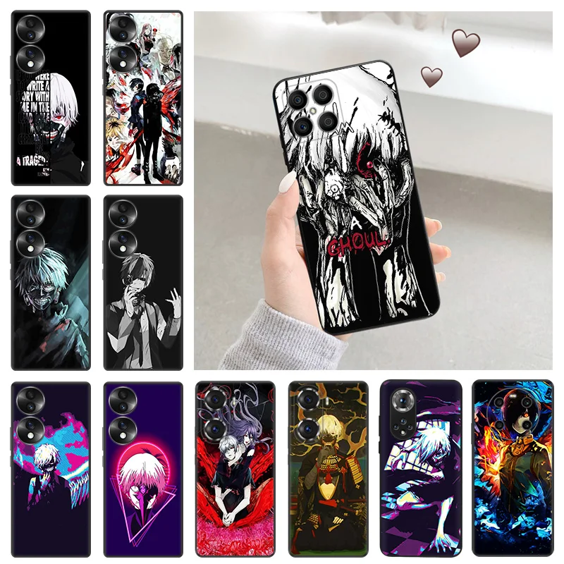 Soft Silicone Phone Case for Honor X7b X9b X6a X7 X8 b 70 90 Magic5 Tokyo Ghoul JUZO SUZUYA Huawei P20 P30 Pro P40 P-Smart Cover