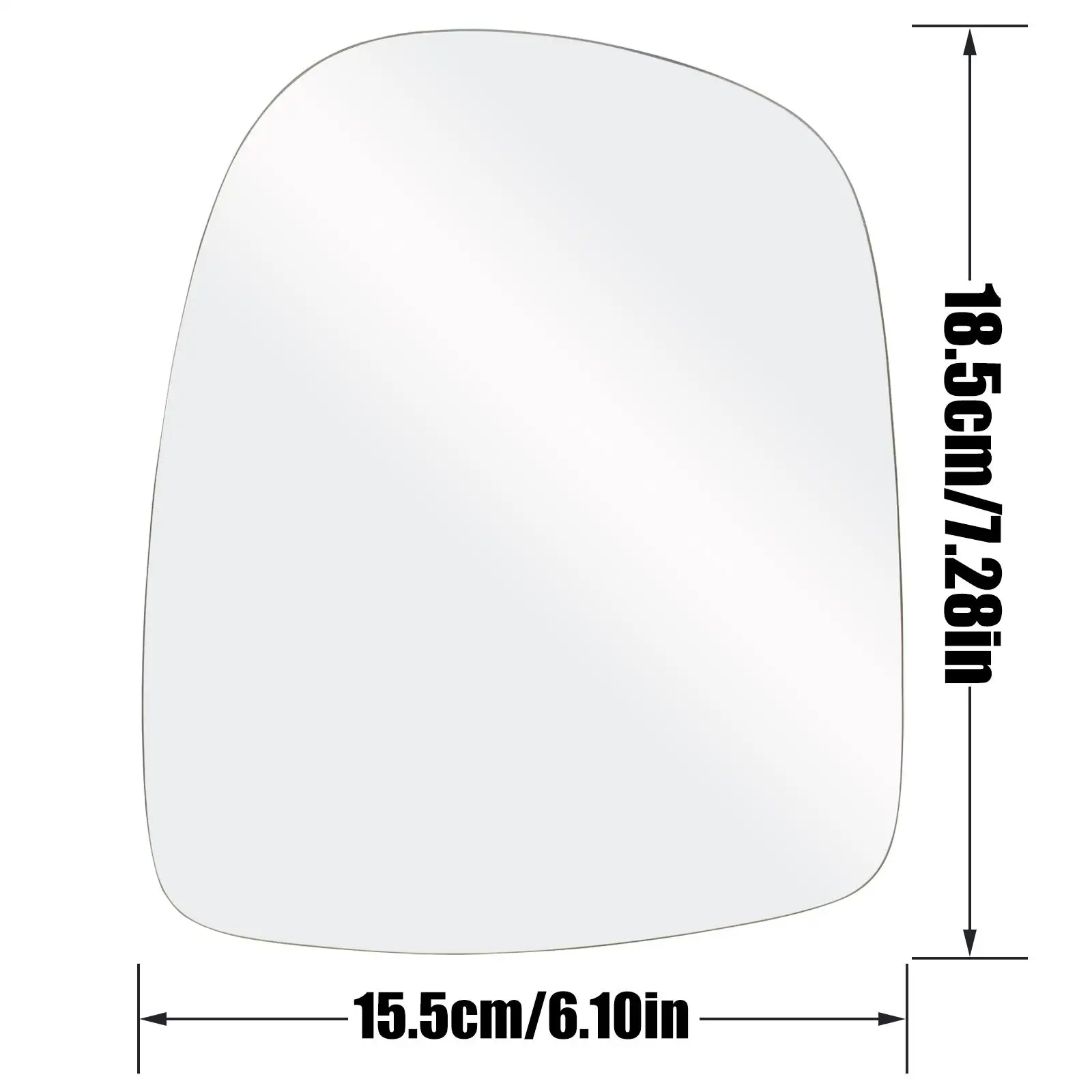 For Opel / Vauxhall Vivaro Renault Trafic Nissan Primastar 2001 - 2014 Left Right Wing Mirror Glass Convex Rear View Rearview