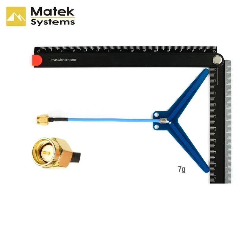 2PCS MATEKSYS DIPOLE ANTENNA 1.2-1.3GHZ ANT-Y1240 (Random Color)