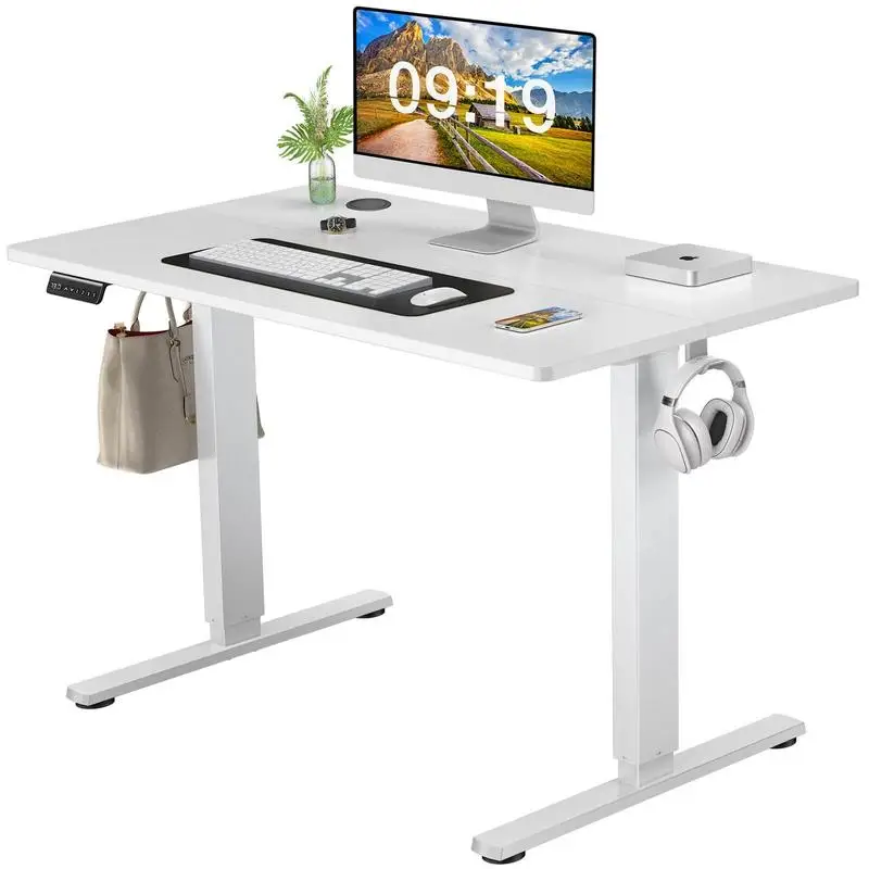 Electric Standing Desk, Height Adjustable Sit to Stand Ergonomic Computer Desk for Family, 40'' x 24"