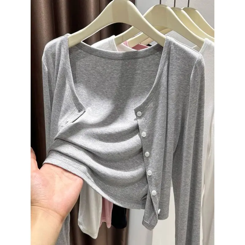 Black Modal Sun Protection Cardigan Women Summer Outerwear Strap Dress Ice Silk Knitted Sweater Coat Air Conditioned Room