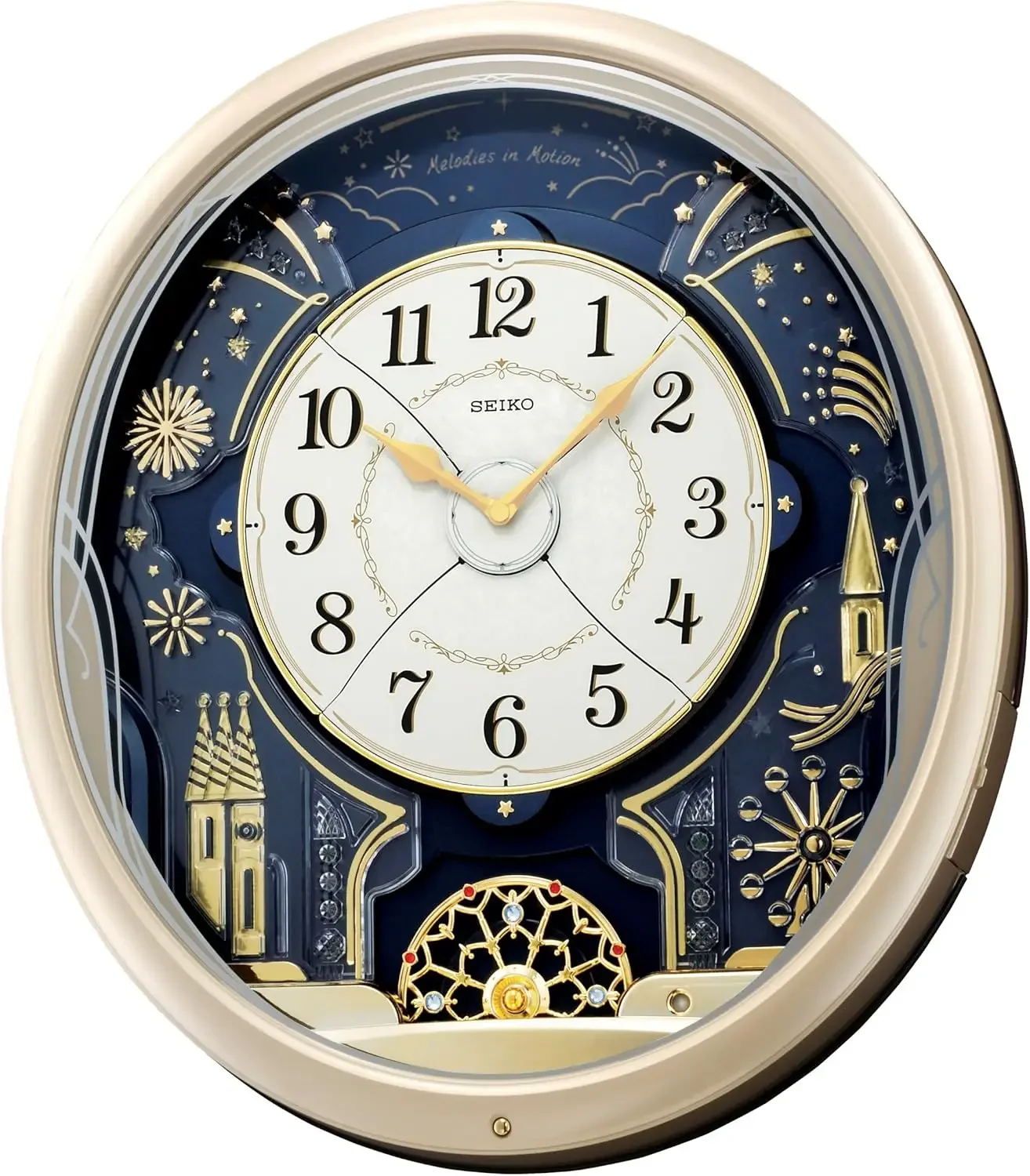 HOT SELLIG QUALITY Melodies In Motion Wall Clock, Starry Night