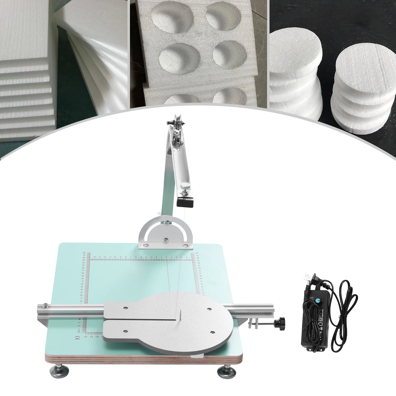 72W Foam Cutting Machine Hot Wire Cutter Sponge Cutting Tool Kit 0-300°C Electric Hot Wire Cutter