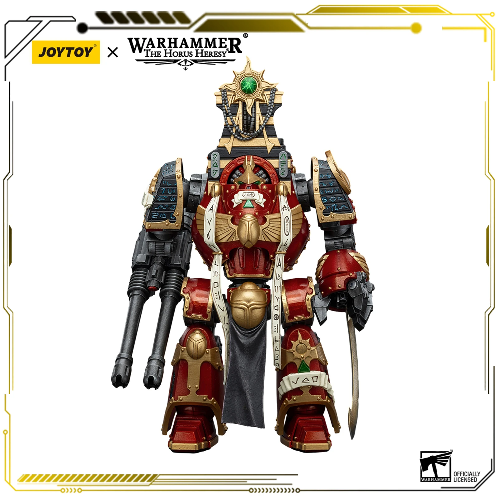 

JOYTOY Warhammer 40K 1/18 Action Figure Thousand Sons Contemptor-Osiron Dreadnought With Gravis Force Blade / Gravis Autocannon