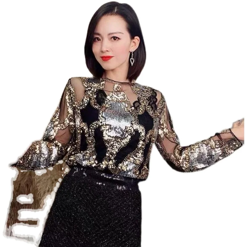 

Корейская женская футболка размера плюс Base irt Long Sve Color Blo Me Top, креативный дизайн, свободная футболка свободного кроя для поездок на работу