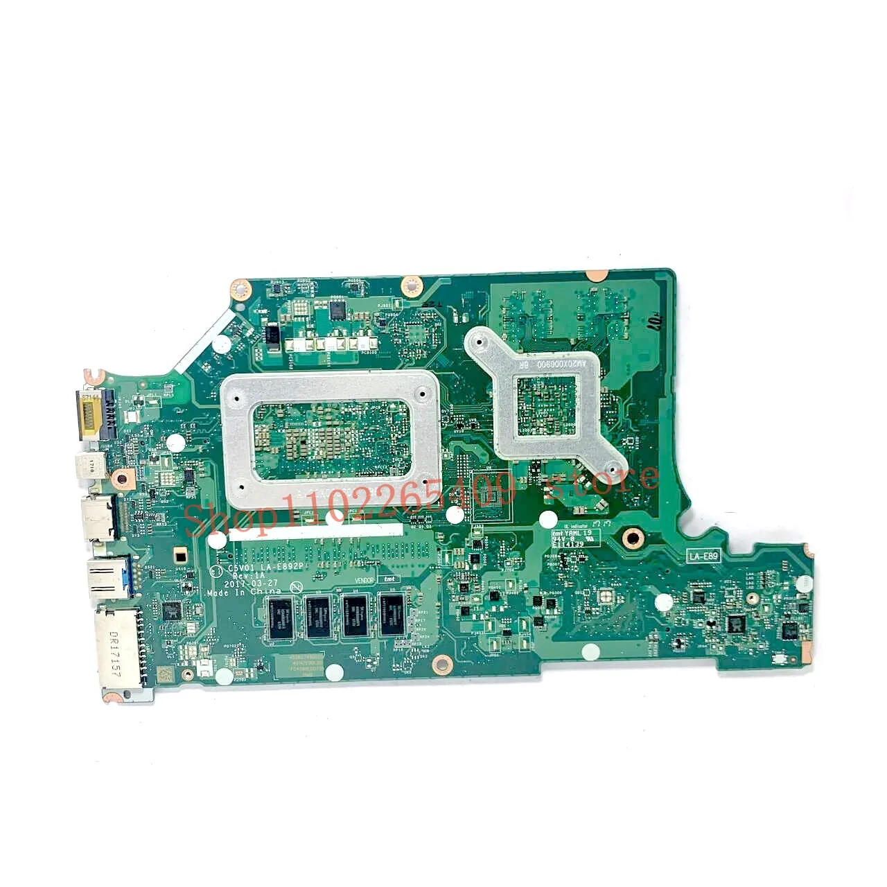 C5V01 LA-E892P Mainboard For ACER A515-51G A615-51G Laptop Motherboard With SR342 I5-7200U CPU MX150 100% Tested Good NBGPC11003