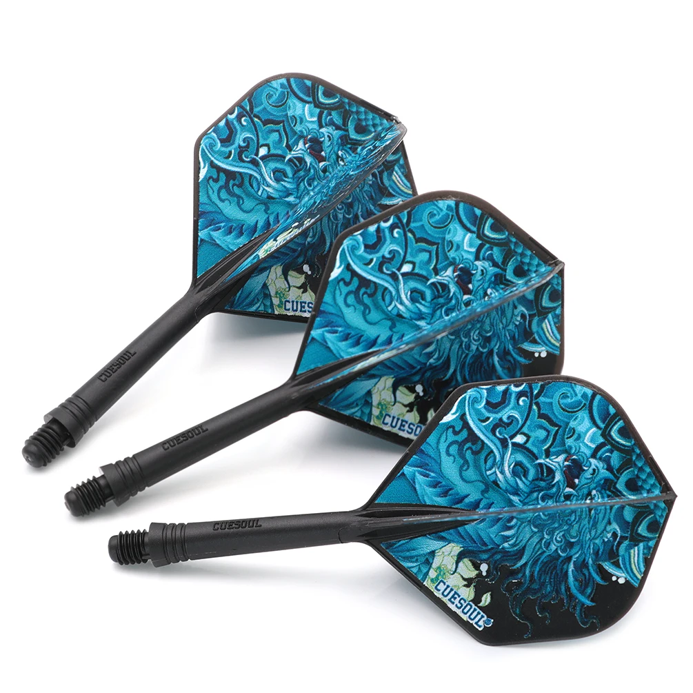 CUESOUL ROST AK5 Dart Flights with Four Mythological Symbols Design-XW