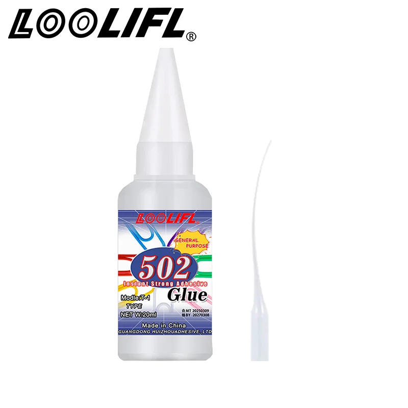 502 فائقة قوة المواد المجففة بسرعة، والمهنية للعب البلاستيك وغيرها من التصحيح اليومية، أبيض شفاف وخالية من الرائحة. #5