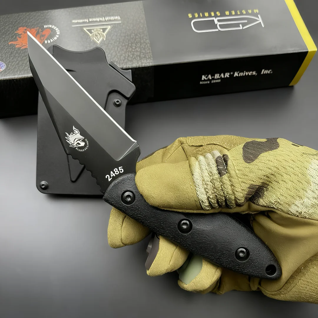 

KA-2485 Tactical Small Straight Knife EDC Personalized Knife 1095 High-carbon Steel Outdoor Portable self-defense knife