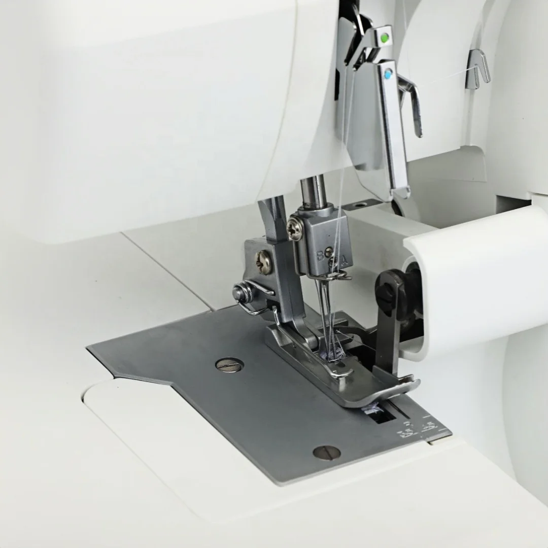 Model 703 Portable Home Use  Domestic Overlock Sewing Machine Four-thread Manual Feed Mechanism Flat-Bed Overlock Stitch