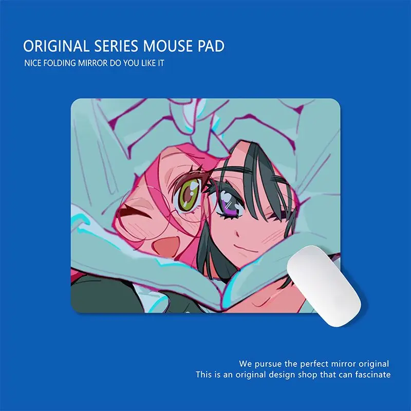 새로운 외계인 무대 마우스 패드 소형 사무실 컴퓨터 책상 매트 테이블 키보드 마우스 패드 노트북 쿠션 미끄럼 방지 데스크 패드 홈 장식