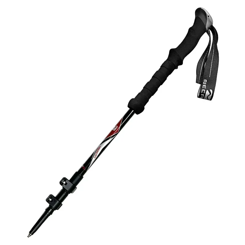 

Carbon Fiber Nordic Walking Sticks Camping Hiking Ultralight Adjustable Telescopic Alpenstock Trekking Poles Climbing