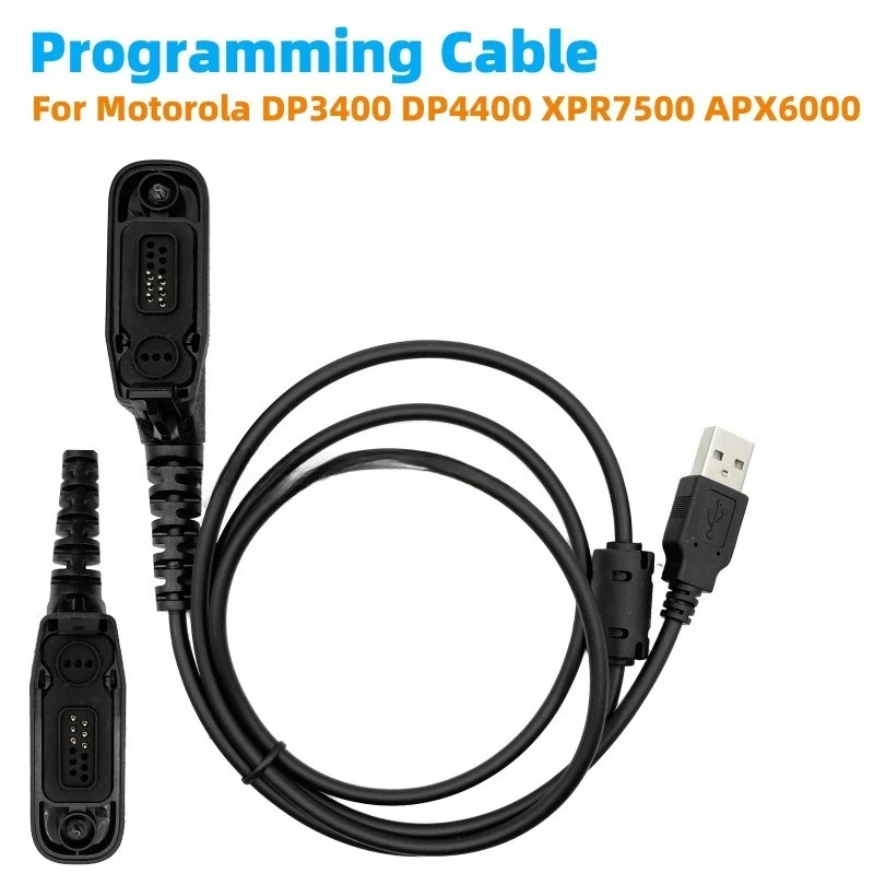 Аксессуары для двусторонней радиосвязи, USB-кабель для программирования для радиостанций Motorola P8268 P8260 DP3400 DP3600 XPR6550 DP4800 APX7000 DGP6150