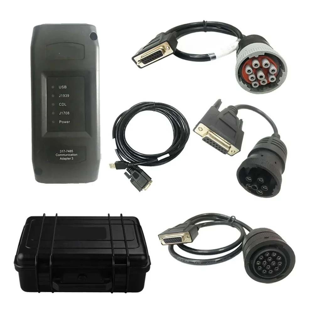 

Диагностический адаптер CAT Caterpillar ET 2025A/2019C высшего качества III Cat Communication Adapter 3 (Real Caterpilla)