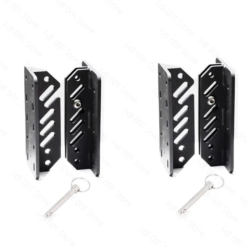 Quick Release Awning Brackets, Heavy Duty Rooftop Tent Connector & Detachable Mounts for Camping Awning