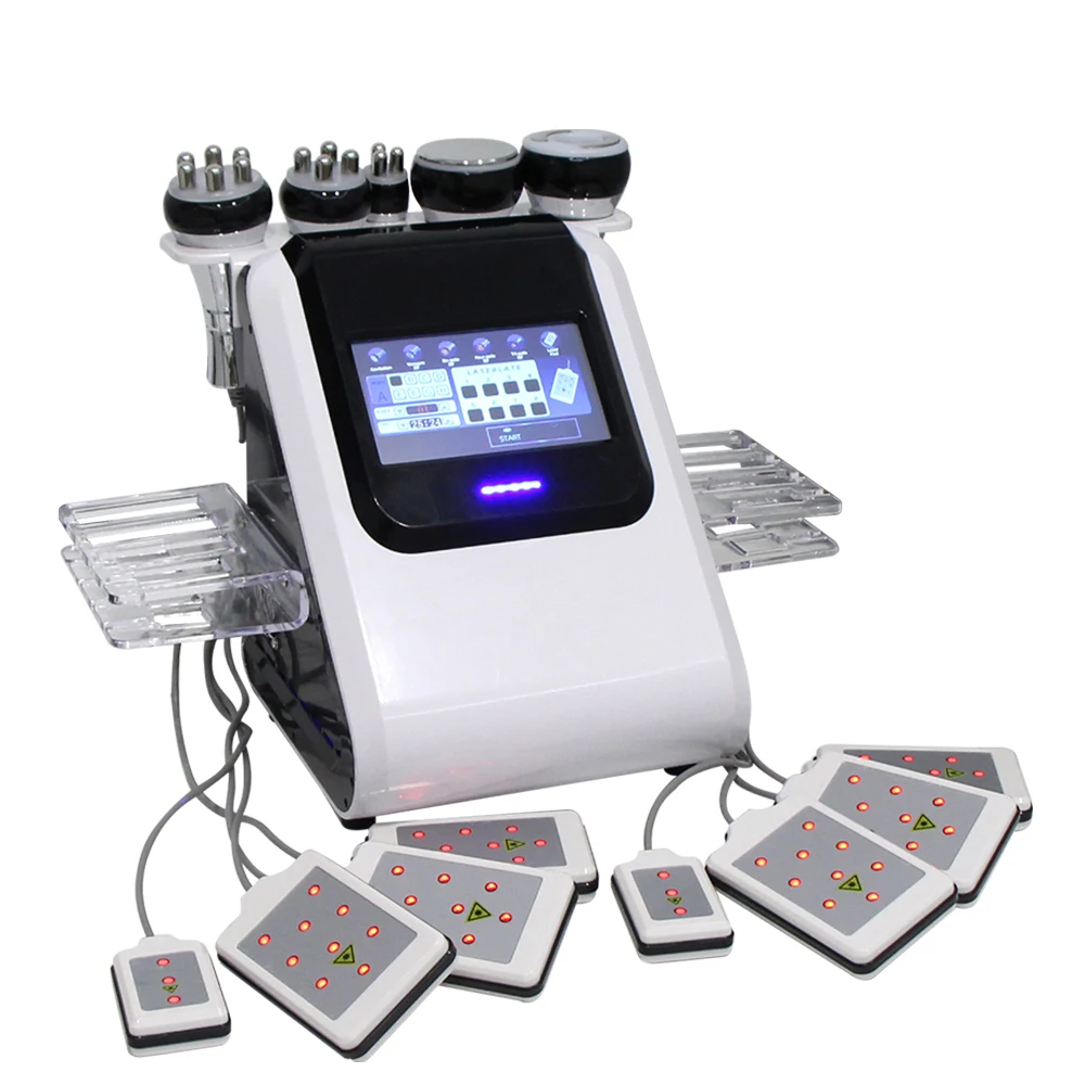 Aoko neue 6 in 1 80k Ultraschall Kavitation maschine Vakuum Gewichts verlust Maschine geeignet für den Heimgebrauch Körper massage gerät Anti Cellulite