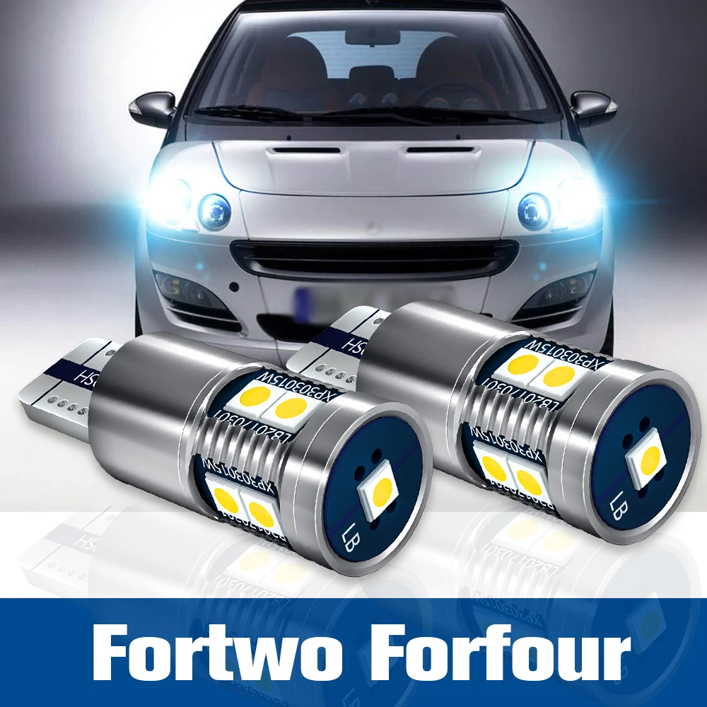 

2x LED Clearance Light Bulb Parking Lamp Accessories Canbus For Smart Fortwo MK1 450 MK2 451 MK3 453 Forfour 454 2006 2007 2014