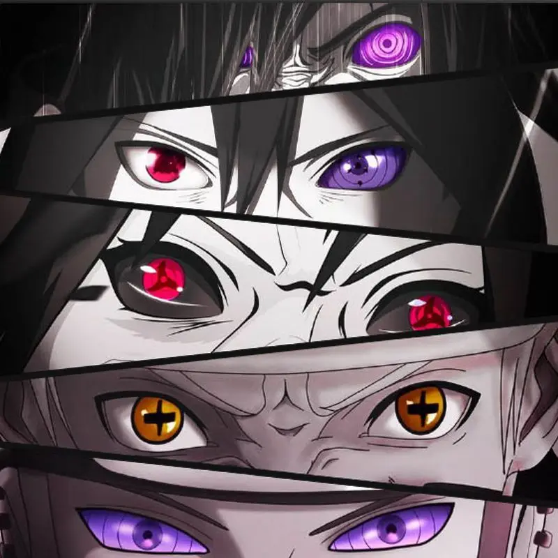 

Naruto Sticker Sharingan Eyes Cartoon Decorate Stickers Scratch Cover Uzumaki Naruto Uchiha Sasuke Cartoon Car Accessories Gift