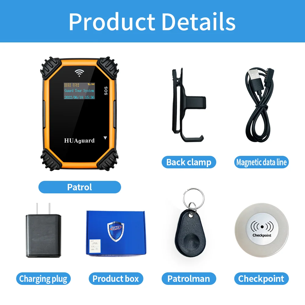 نظام دورية جولة الحراسة على مدار الساعة للتحكم في الحراسة لمنتجات الأمن #6