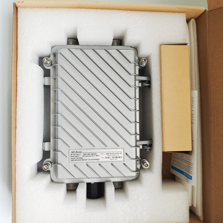 Outdoor IP66 Waterproof 300Mbps POE Power Supply 4G Wireless Router with WAN/LAN Port 4G Signal Booster