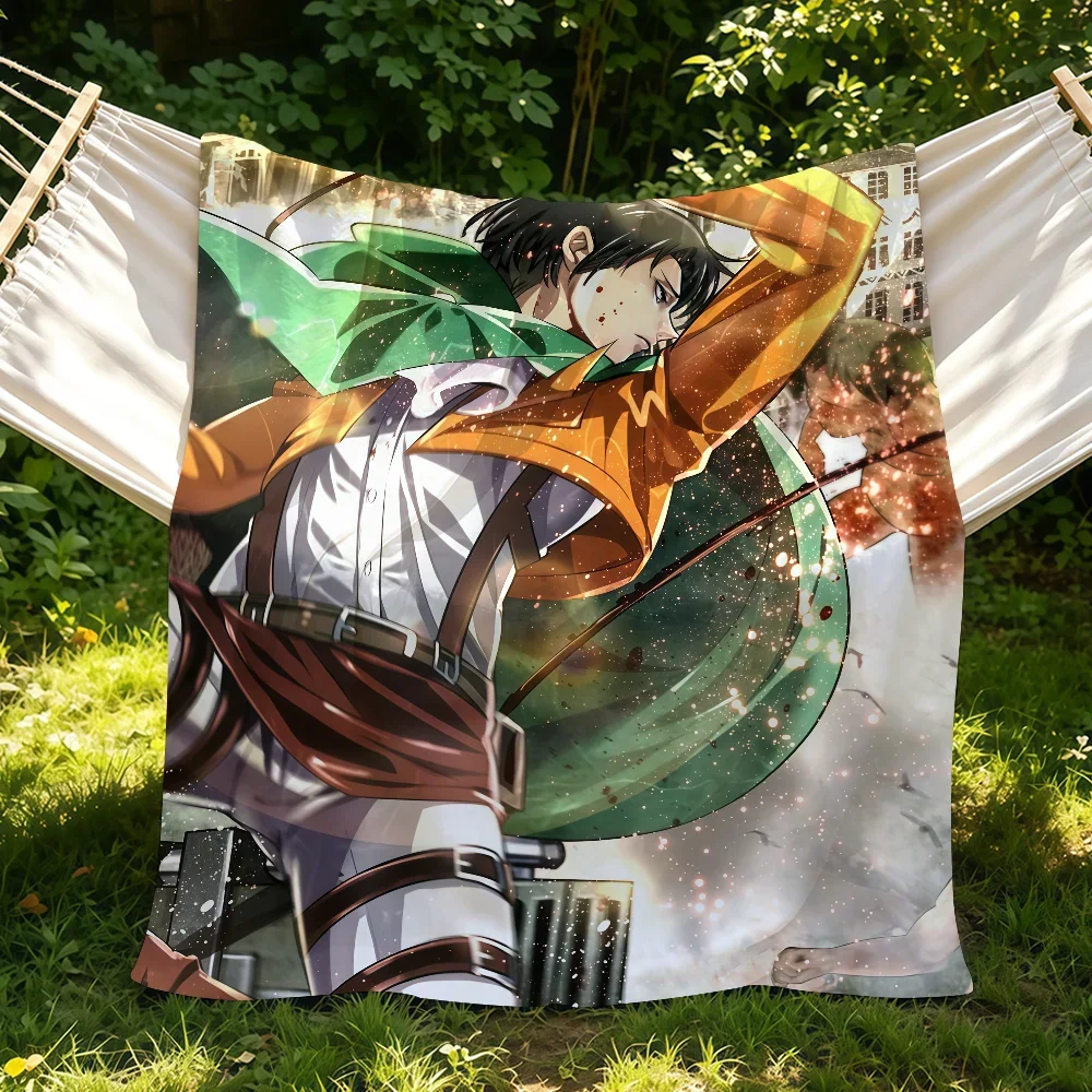 Anime A-attack On Titan Levi Ackerman Blanket Suitable For Sofas Beds Offices Cars Outdoor Travel
