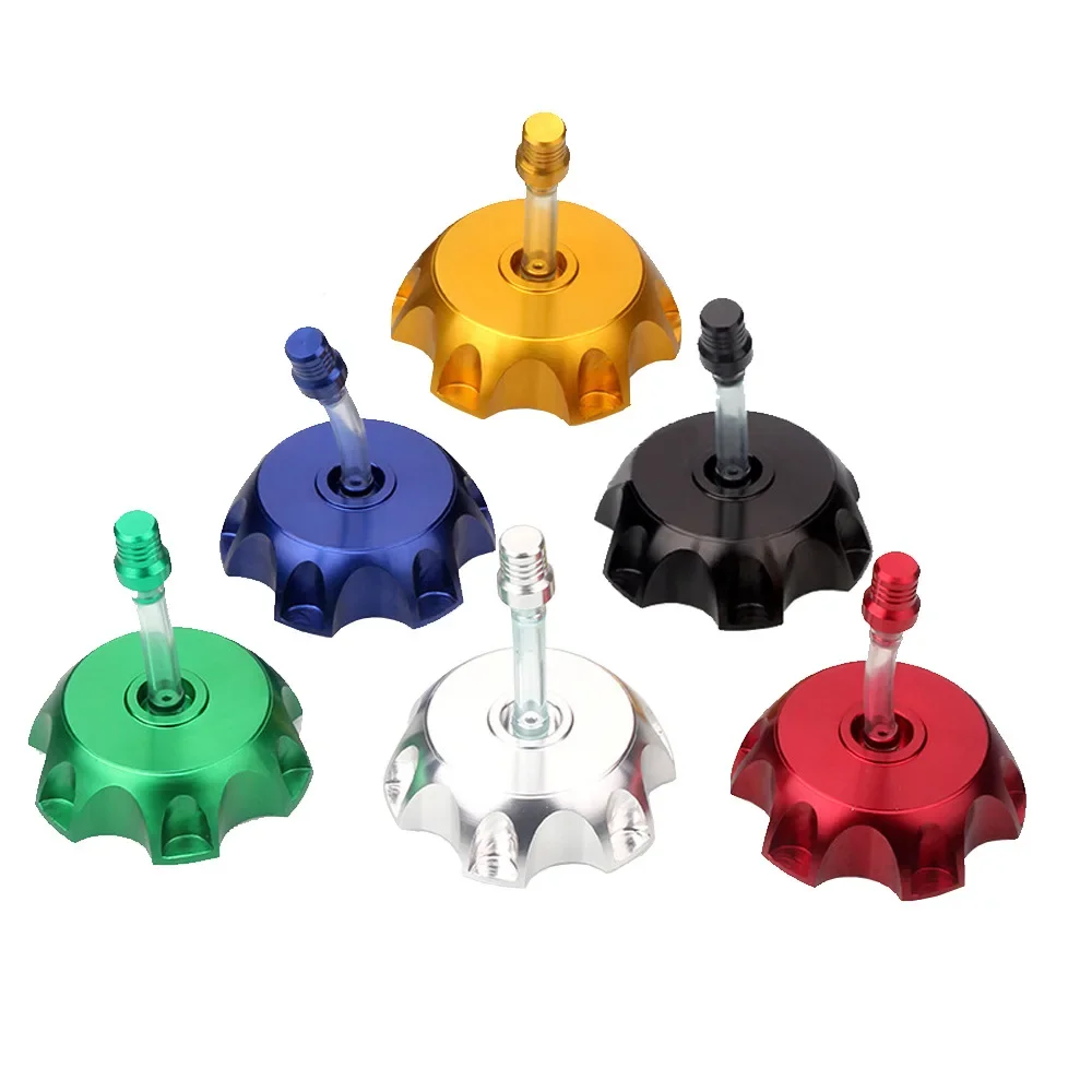 Universal 49mm CNC Aluminum Racing Gas Fuel Tank Cap With Vent Cap For Honda KTM Suzuki Motorcycle Dirt Bike CRF50 XR50