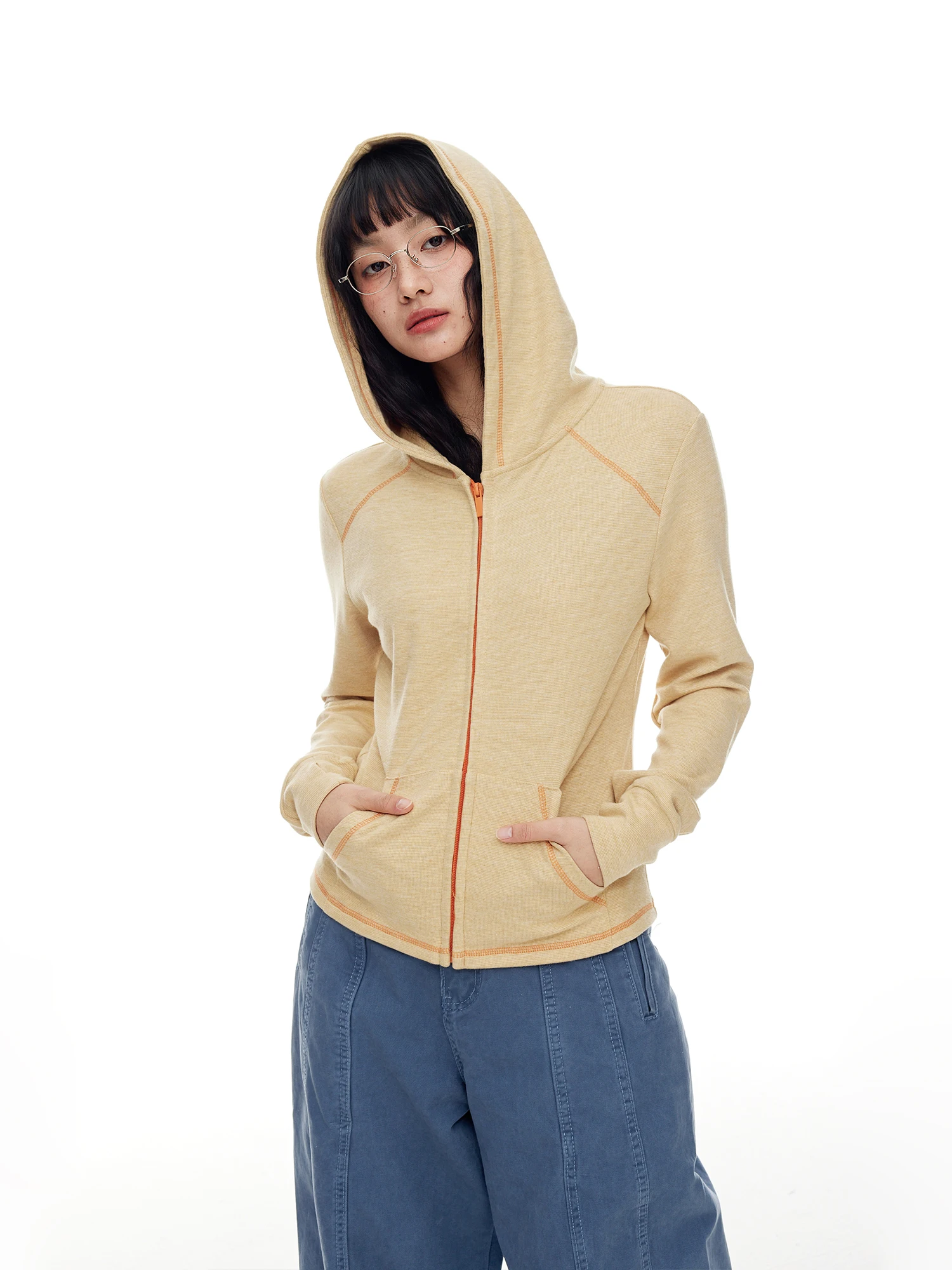 

Американский ретро-спортивный кардиган-свитшот для женщин, весна 2026, модная уличная одежда для стройности, женская модная верхняя одежда