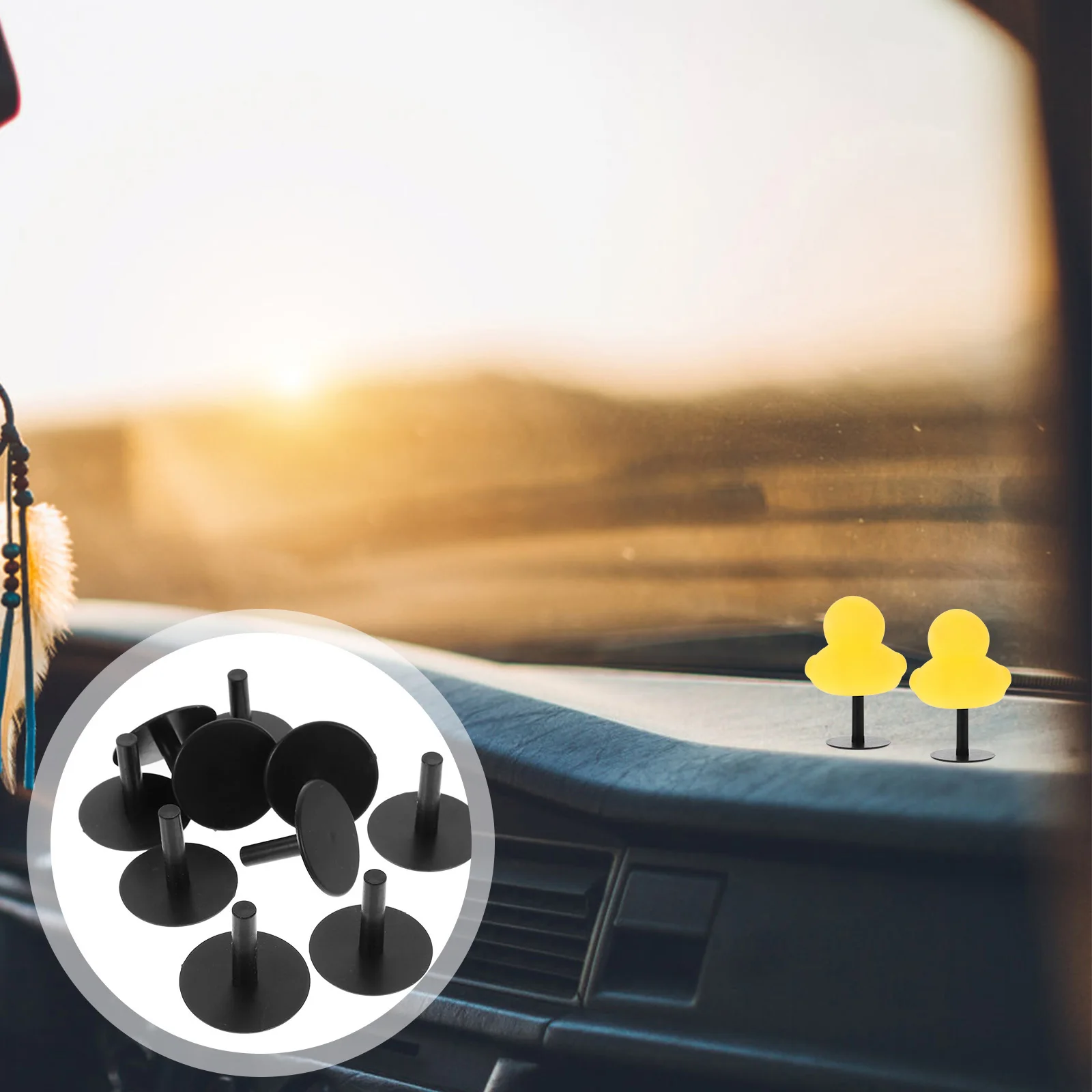 

40pcs Plastic Plug For Car Decor Mount Display Dash Board Holder Stand Support Dash Board Rack Holder Car Supply