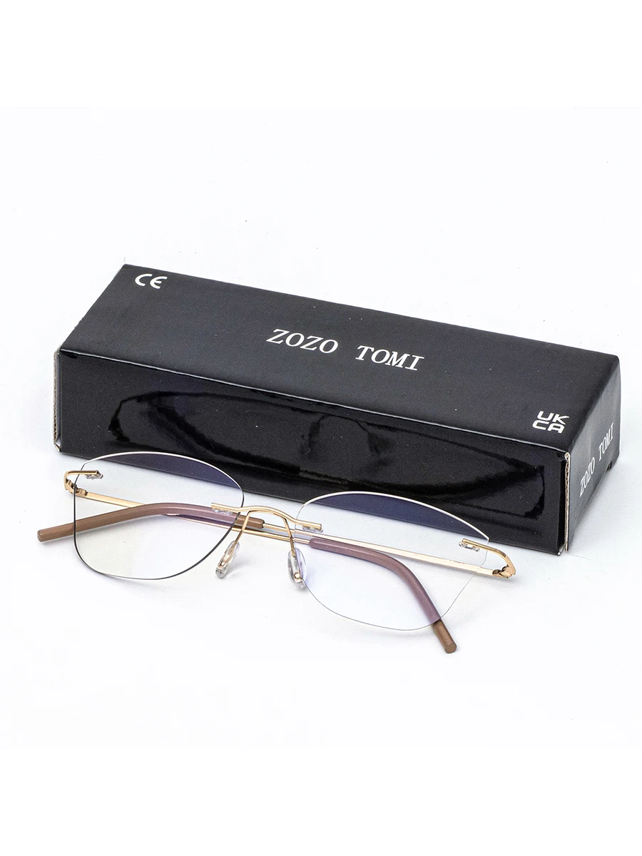 Lunettes de lecture multifocales photochromiques et progressives, œil de chat sans monture, confortables et légères.