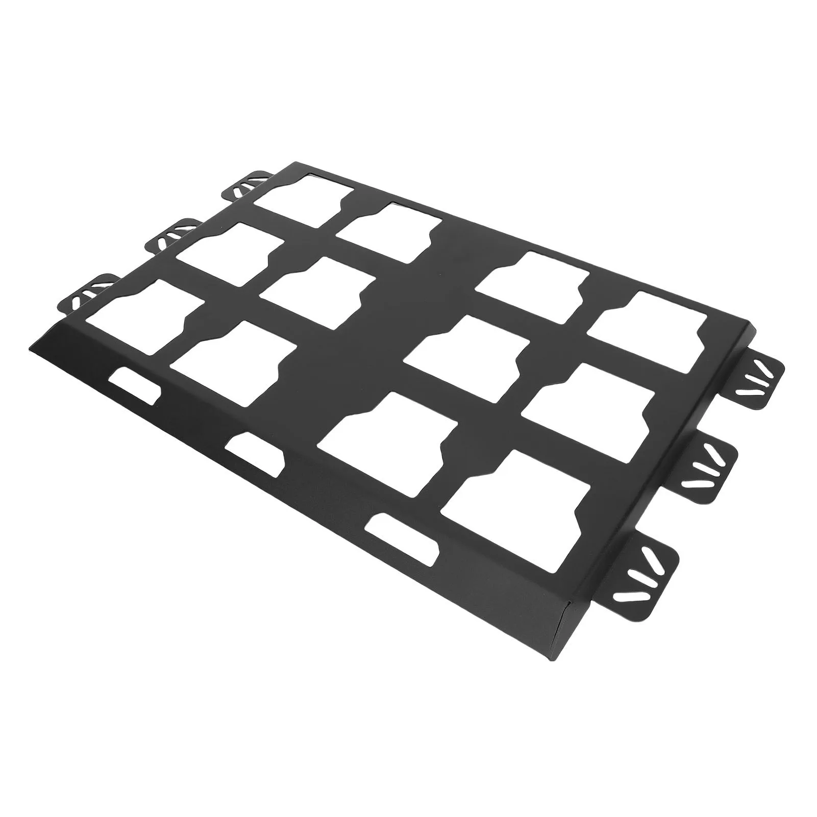 Монтажная пластина для ящика для инструментов, подходящая для упаковки, металлическое крепление для настенного или напольного крепления ящика для инструментов