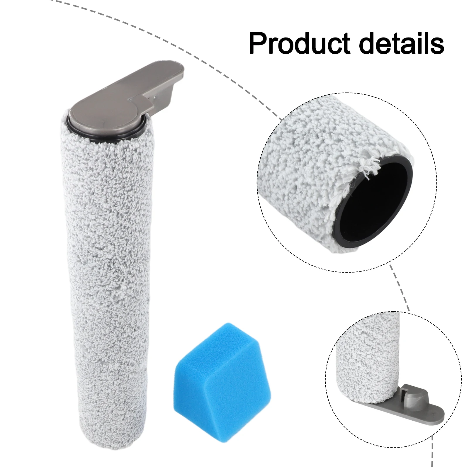 Home Cleaning Floor Protection Brush Cordless Vacuum Brush Compatible Accessories Easy To Install Effective Dust Control