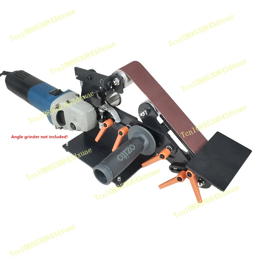 Mini DIY Belt Machine Bracket Angle Grinder Refitted Belt Sander Sharpener Hand-Held Polishing Sharpening Machine 730x50MM