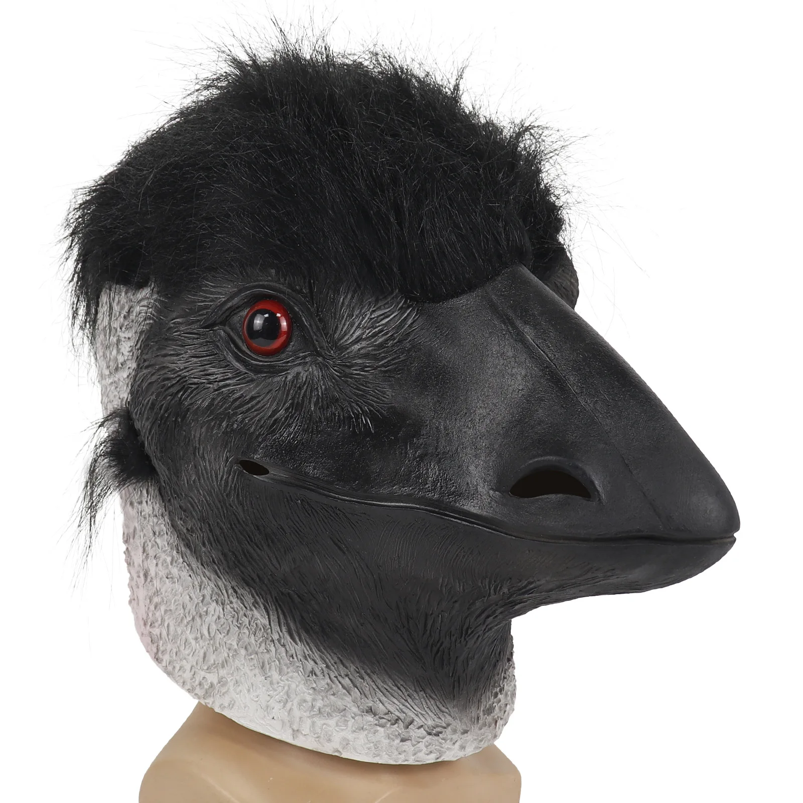 Halloween Helmet Horror Ostrich Latex Mask Party Costumes Accessories Spooky Cosplay